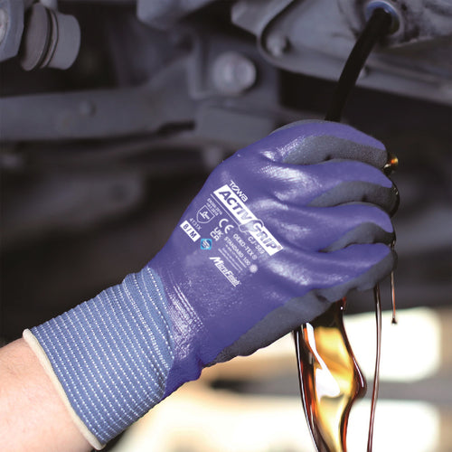 Towaron Nitrile Rubber Gloves Active Grip CJ-569 9/L CJ-569-9L 1 pair