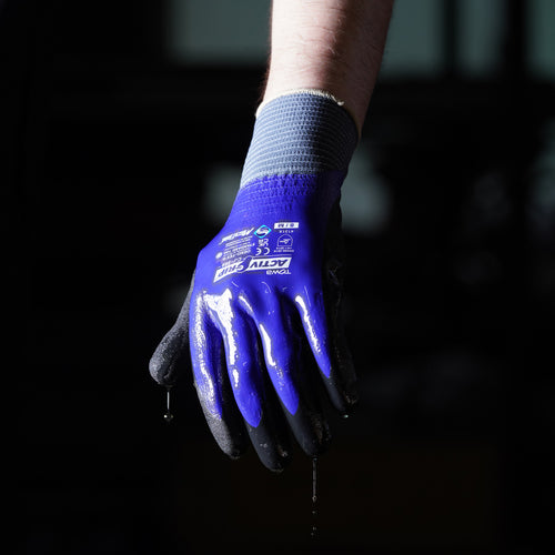 Towaron Nitrile Rubber Gloves Active Grip CJ-569 9/L CJ-569-9L 1 pair