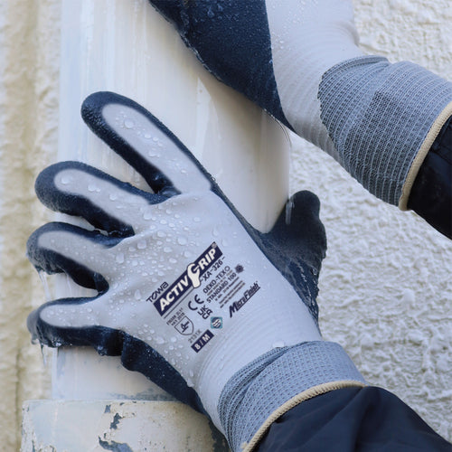 트와론 천연 고무 장갑 액티브 그립 XA-326 8/M XA-326-8M 1 쌍