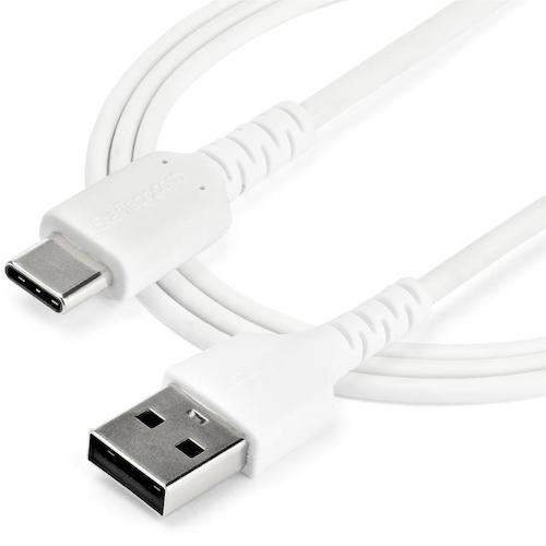 StarTech USB 2.0 Cable / 1m / Type-A - Type-C / 480Mbps / Male-Male / White / Type C - A RUSB2AC1MW 1 bag