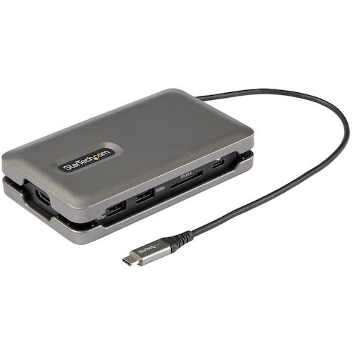 ＳｔａｒＴｅｃｈ　ドッキングステーション／ＵＳＢ−Ｃ／４Ｋ　ＨＤＭＩ／１００Ｗ／ＵＳＢハブ／イーサネット／カードリーダー／マルチハブ　DKT31CSDHPD3　1 箱