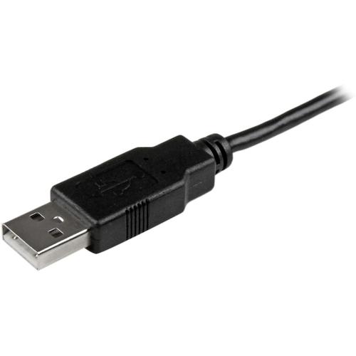 ＳｔａｒＴｅｃｈ　ＵＳＢ　２．０ケーブル／５０ｃｍ／Ｔｙｐｅ‐Ａ　−　ＭｉｃｒｏＢ／４８０Ｍｂｐｓ／オス−オス／ブラック／マイクロＢ　USBAUB50CMBK　1 袋