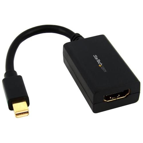 ＳｔａｒＴｅｃｈ　ディスプレイアダプター／Ｍｉｎｉ　ＤｉｓｐｌａｙＰｏｒｔ−　ＨＤＭＩ／１０８０ｐ／ブラック／ビデオ　変換　コンバーター　MDP2HDMI　1 袋