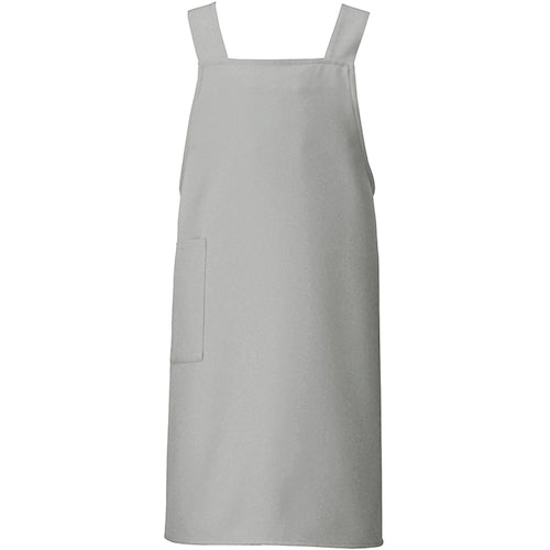 アイトス　胸当てエプロン　グレー　HS2506-004-F　1 着