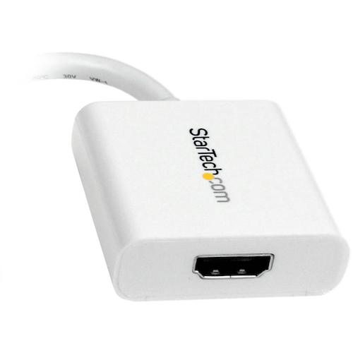 ＳｔａｒＴｅｃｈ　ディスプレイアダプター／Ｍｉｎｉ　ＤｉｓｐｌａｙＰｏｒｔ　−　ＨＤＭＩ／１０８０ｐ／ホワイト／ビデオ　変換　コンバーター　MDP2HDW　1 袋