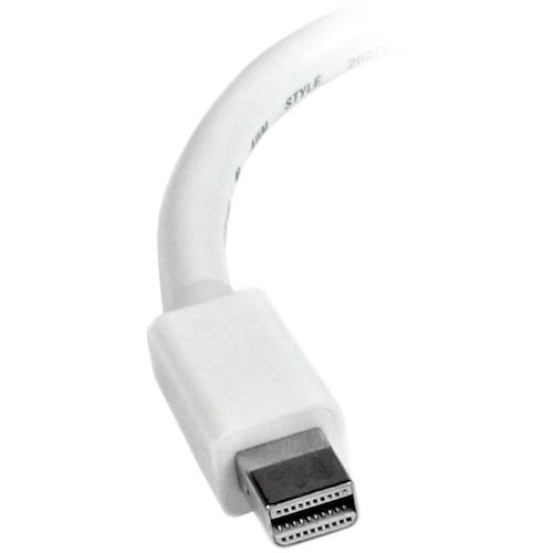 ＳｔａｒＴｅｃｈ　ディスプレイアダプター／Ｍｉｎｉ　ＤｉｓｐｌａｙＰｏｒｔ　−　ＨＤＭＩ／１０８０ｐ／ホワイト／ビデオ　変換　コンバーター　MDP2HDW　1 袋