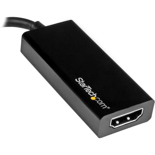 ＳｔａｒＴｅｃｈ　ディスプレイアダプター／ＵＳＢ−Ｃ　−　ＨＤＭＩ／４Ｋ３０Ｈｚ／７ｃｍケーブル／ブラック／ビデオ　変換　コンバーター　CDP2HD　1 袋