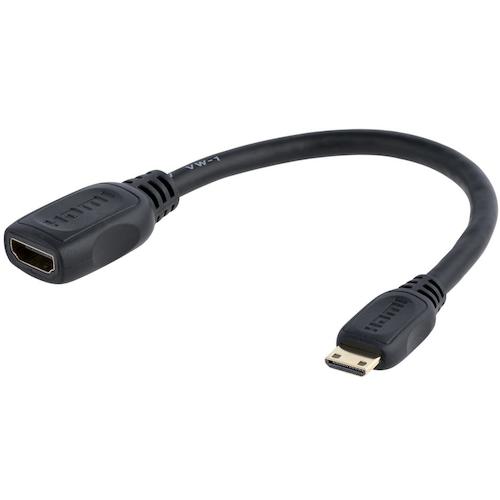 StarTech 디스플레이 어댑터/Mini HDMI-HDMI 1.4/4K30Hz/블랙/비디오 변환 컨버터 HDACFM5IN 1봉