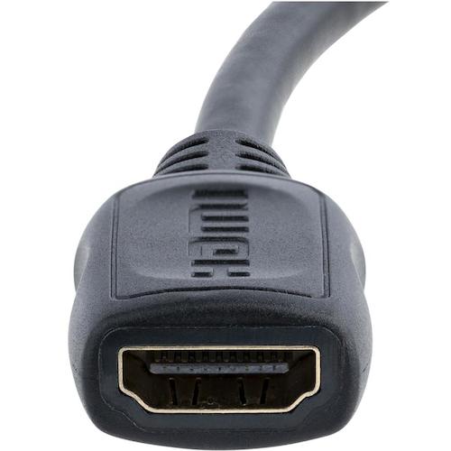 StarTech 디스플레이 어댑터/Mini HDMI-HDMI 1.4/4K30Hz/블랙/비디오 변환 컨버터 HDACFM5IN 1봉