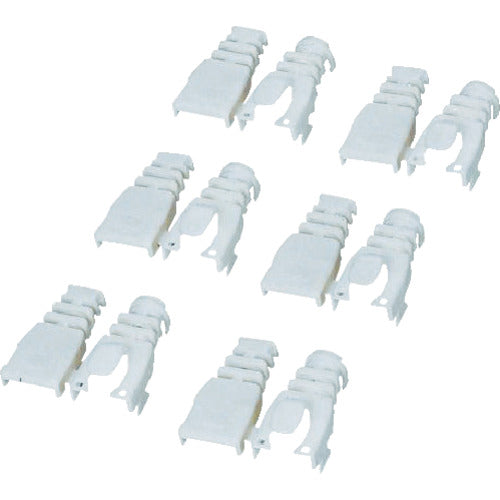 ELECOM Connector Protective Cover, Retrofit Type, 6 Pieces (Beige) LD-ABBE6, 1 Pack