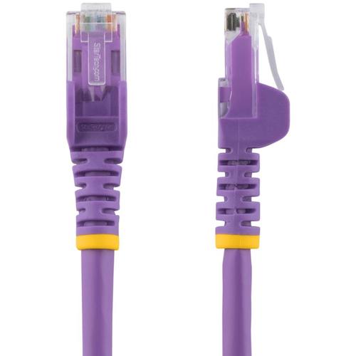 ＳｔａｒＴｅｃｈ　カテゴリ６　ＬＡＮケーブル／３ｍ／パープル／ＲＪ４５コネクター／ツメ折れ防止機構付／ＣＡＴ６　N6PATC3MPL　1 袋