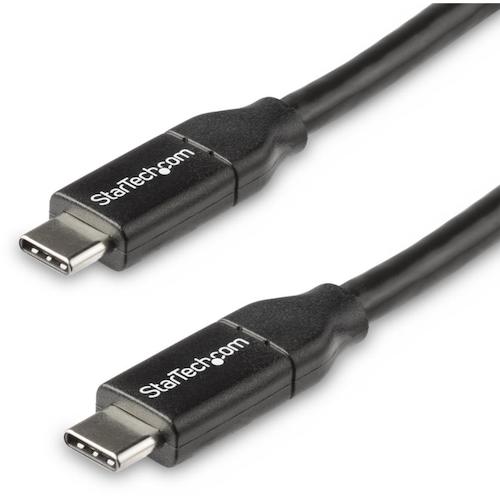 StarTech USB-C 케이블/50cm/USB 2.0/480Mbps/Type-C-Type-C/100W/수컷-수컷 USB2C5C50CM 1봉