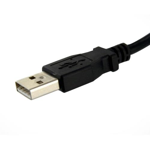 StarTech USB 2.0 cable / 30cm / 480Mbps / Panel mount type / Type-A - Type-A / Female-Male USBPNLAFAM1 1 bag
