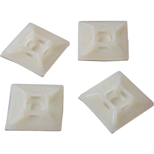 StarTech 케이블 타이 마운트 베이스/점착 테이프 부착/100개입/인슐록 밴드/전원 코드, PC 주변 코드 결속용 HC102 1봉