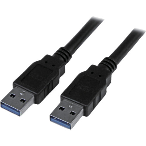 ＳｔａｒＴｅｃｈ　ＵＳＢ　３．０ケーブル／１．８ｍ／Ｔｙｐｅ‐Ａ　−　Ｔｙｐｅ‐Ａ／５Ｇｂｐｓ／オス−オス／ブラック／タイプＡ　USB3SAA6BK　1 袋