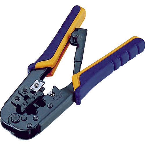 エレコム　ラチェットタイプＲＪ４５／ＲＪ１１コネクタかしめ工具　LD-KKTR　1 丁