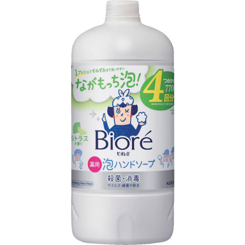 Ｋａｏ　ビオレｕ　泡ハンドソープ　シトラスの香り　つめかえ用　７７０ｍｌ　416087　1 個