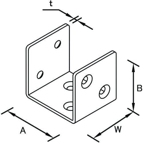 ＤＡＩＤОＨＡＮＴ　２×４サポート　コの字型　タイプ３　２４−Ｋ３−ＷＨ　10179072　1 個