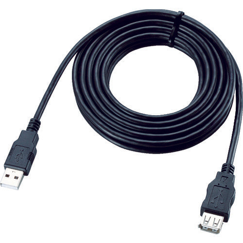 ELECOM EUROHS 지령 준거 에코 USB2.0 연장 케이블 3m 블랙 U2C-JE30BK 1개