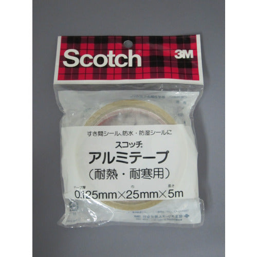 ３Ｍ　スコッチ　アルミテープ　耐熱・耐寒用　２５ｍｍ×５ｍ　KAL-25　1 巻