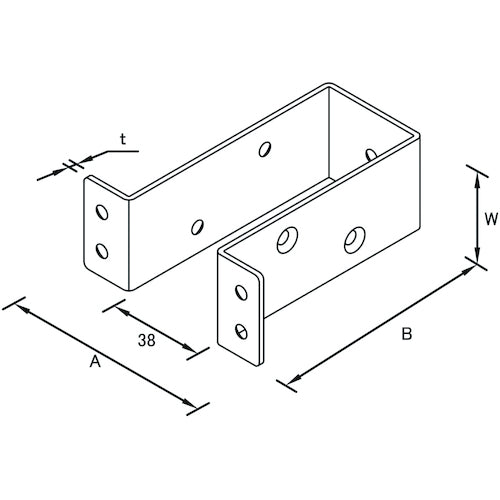 ＤＡＩＤОＨＡＮＴ　２×４サポート　ハット型　タイプ２　２４−Ｈ２−ＷＨ　10179075　1 個