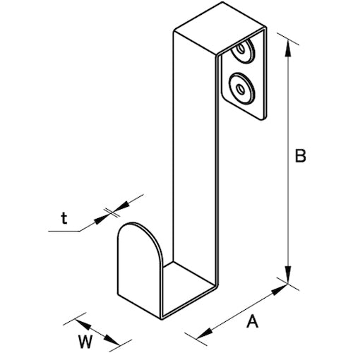 ＤＡＩＤОＨＡＮＴ　２×４サポート　フック　２４−Ｆ１−ＷＨ　10179082　1 個