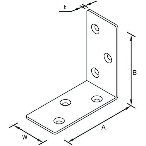 ＤＡＩＤОＨＡＮＴ　２×４サポート　Ｌ型　タイプ２　２４−Ｌ２−ＷＨ　10179063　1 個