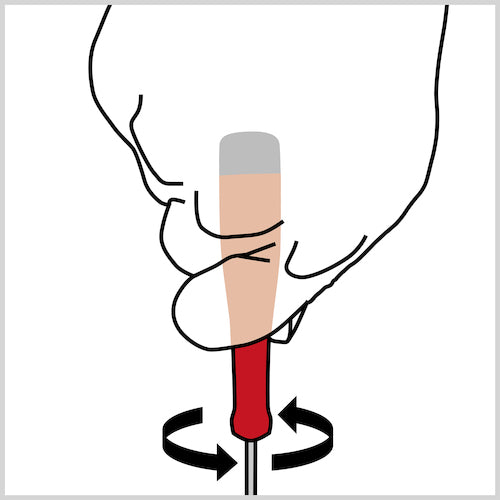 ＰＢスイスツールズ　スイスグリップ精密ヘクスローブドライバー　8124.B15-80　1 本