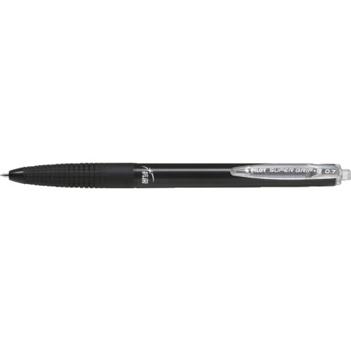 Pilot Oil-based Ballpoint Pen Super Grip G Knock Type Antibacterial Black BSGK10FKB 1 pc