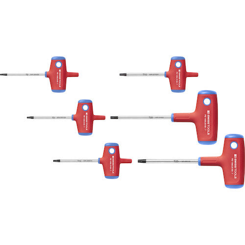 ＰＢスイスツールズ　クロスハンドル　ヘクスローブレンチ　６本セット　1551　1 Ｓ