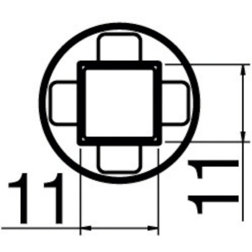 白光　ノズル／ＢＧＡ　１０ＭＭ×１０ＭＭ　N51-13　1 個