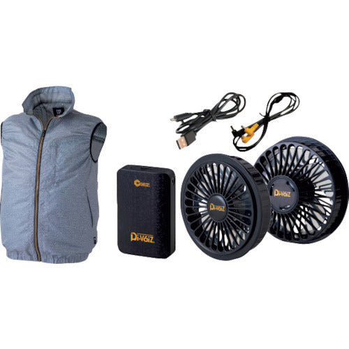 CHUSAN WZ 코팅 베스트 세트 143 杢 그레이 LL 9000AG-143-LL 1개