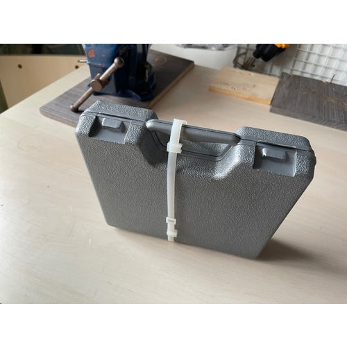 Meilleur 재사용 결속 밴드 "EZTY200W" 화이트 8mmx200mm EZTY200W 1 봉지