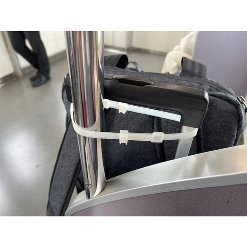 Meilleur 재사용 결속 밴드 "EZTY200W" 화이트 8mmx200mm EZTY200W 1 봉지