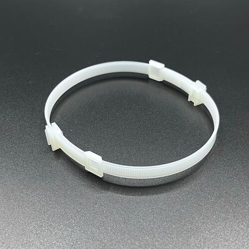 Meilleur 재사용 결속 밴드 "EZTY200W" 화이트 8mmx200mm EZTY200W 1 봉지