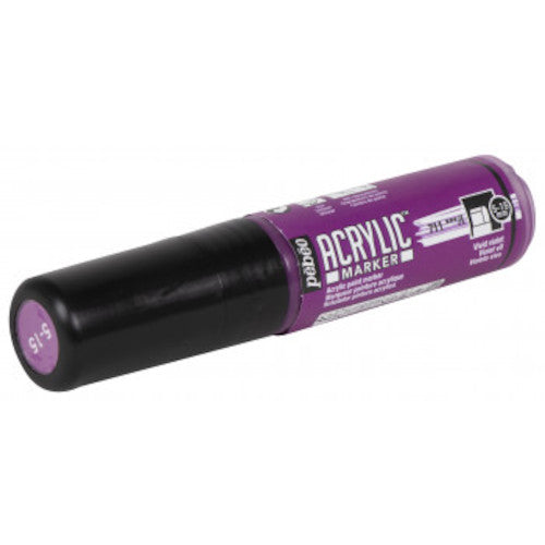 ペベオ　アクリリックマーカー　「５−１５ｍｍ」チズルフラットヴィヴィットバイオレット　201711　1 本