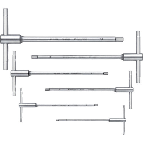ＰＢスイスツールズ　スライド式六角棒レンチ　６本セット　1204SET10　1 Ｓ