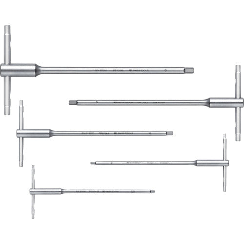 ＰＢスイスツールズ　スライド式六角棒レンチ　５本セット　1204SET6　1 Ｓ