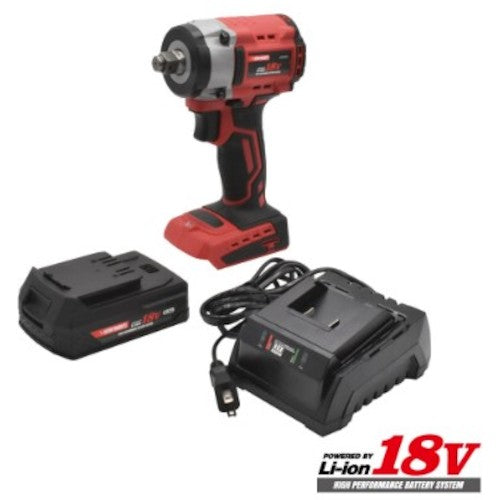 アストロプロダクツ　ＤＣ１８Ｖ充電式１／２ＤＲインパクトレンチセットＩＷ８７６−３５０Ｎ−Ｓ　2005000008764　1 Ｓ