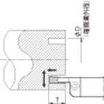 京セラ　多機能・端面溝入れ加工用ホルダ　ＫＦＭＳ−８　KFMSR2525M105160-8　1 個