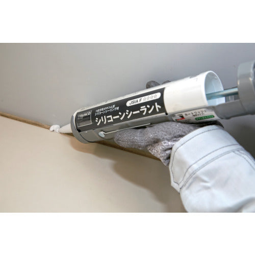 ＴＲＵＳＣＯ　シリコーンシーラント（防カビタイプ）クリア　３３３ｍｌ　TRS333-C　1 本
