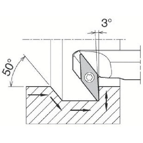 Kyocera Drawing Steel Bar S-SVZC(B)-A S12M-SVZCR08-16A 1 pc