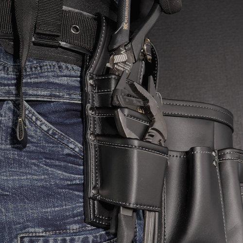 Fujiya Holder 3 Tier (Black Gold) LIGHT PU LEASER SERIES AH-63BG 1 pc