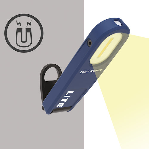 스캔 그립 LED 핸드 라이트 “WORK LITE” 스마트 클립 탑재 03.5668 1대