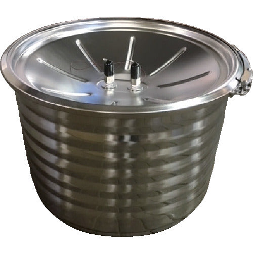 スギヤマゲン　真空保管容器　ハイバキューム缶・キミツ　２０Ｌ　020-SS　1 缶