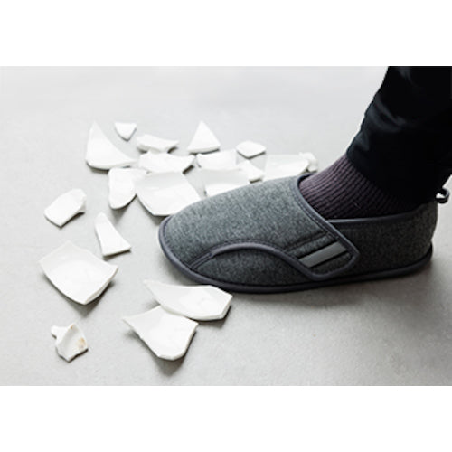 아유미 방재 룸 슈즈(밟기 방지재 내장) 그레이 M(22.0~23.0CM) 46060110031 1 다리