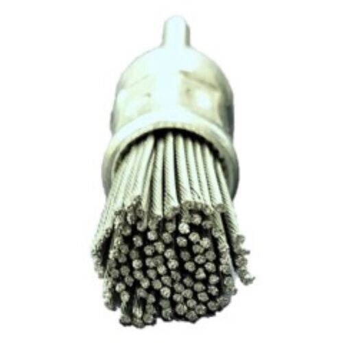 Takashima Industries Cylindrical Brush, Cylindrical Brush for Power Tools, BRH Series, Φ20 x 6 Shafts, EA-020, 1 Piece