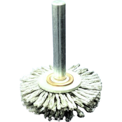 다카시마 산업 축 부착 휠 브러쉬 전동 공구용 휠형 축 부착 브러시 BRH 시리즈 Φ40x6축 WSA-040 1개