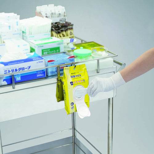 オオサキメディカル　アルウエッティ除菌クロス　ピロータイプ　１４ｃｍ×２０ｃｍ　１００枚入　72160　1 袋