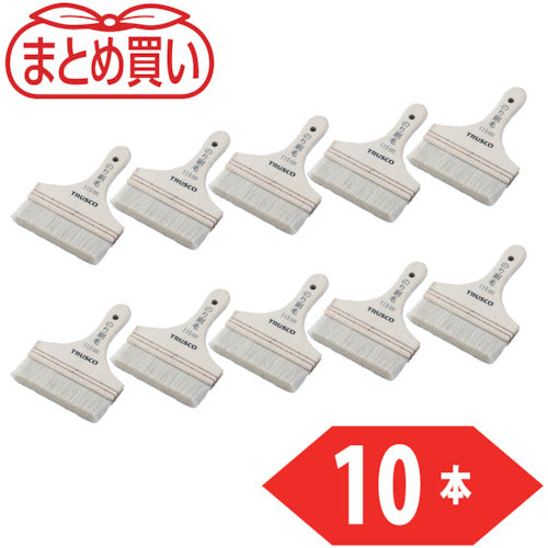 ＴＲＵＳＣＯ　まとめ買い糊刷毛　４寸　１０本入り　TPB-475-10P　1 PK